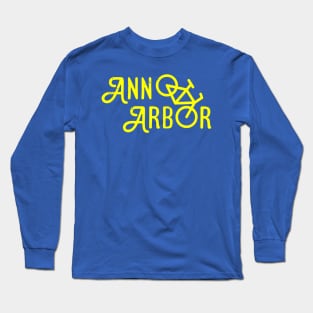 ann arbor bike 2 Long Sleeve T-Shirt